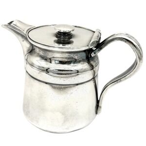 Reed & Barton Silverplate Hospital Creamer‎ Pitcher Lid NS 7976 Mercy 1940s